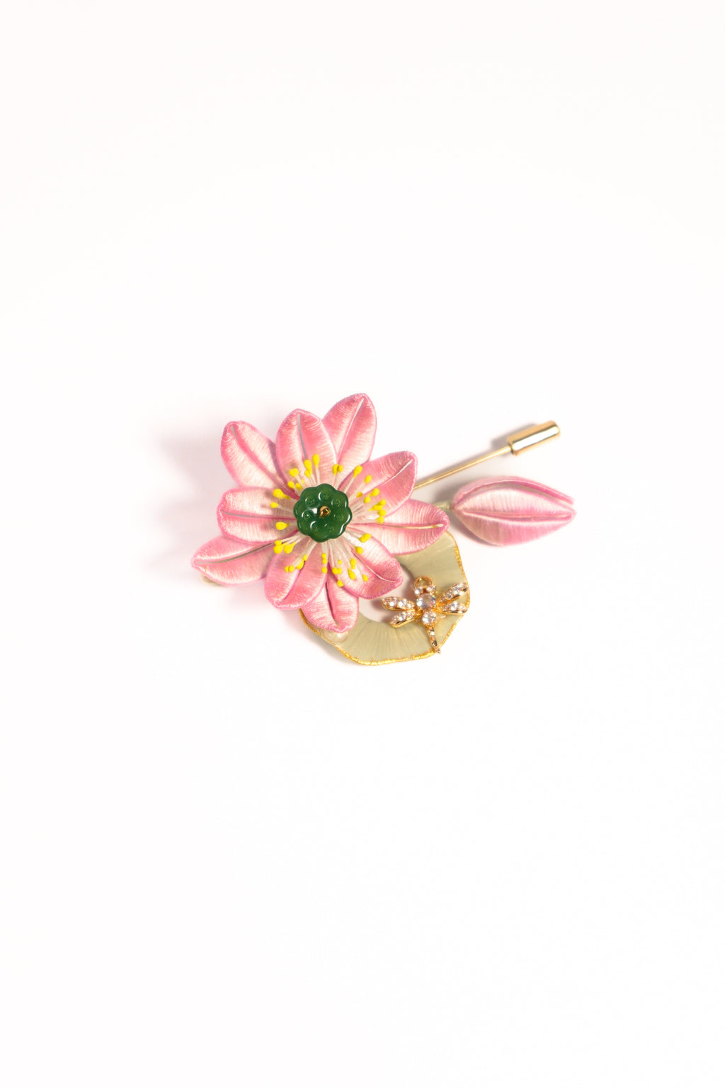 Blush Lotus Glow Brooch