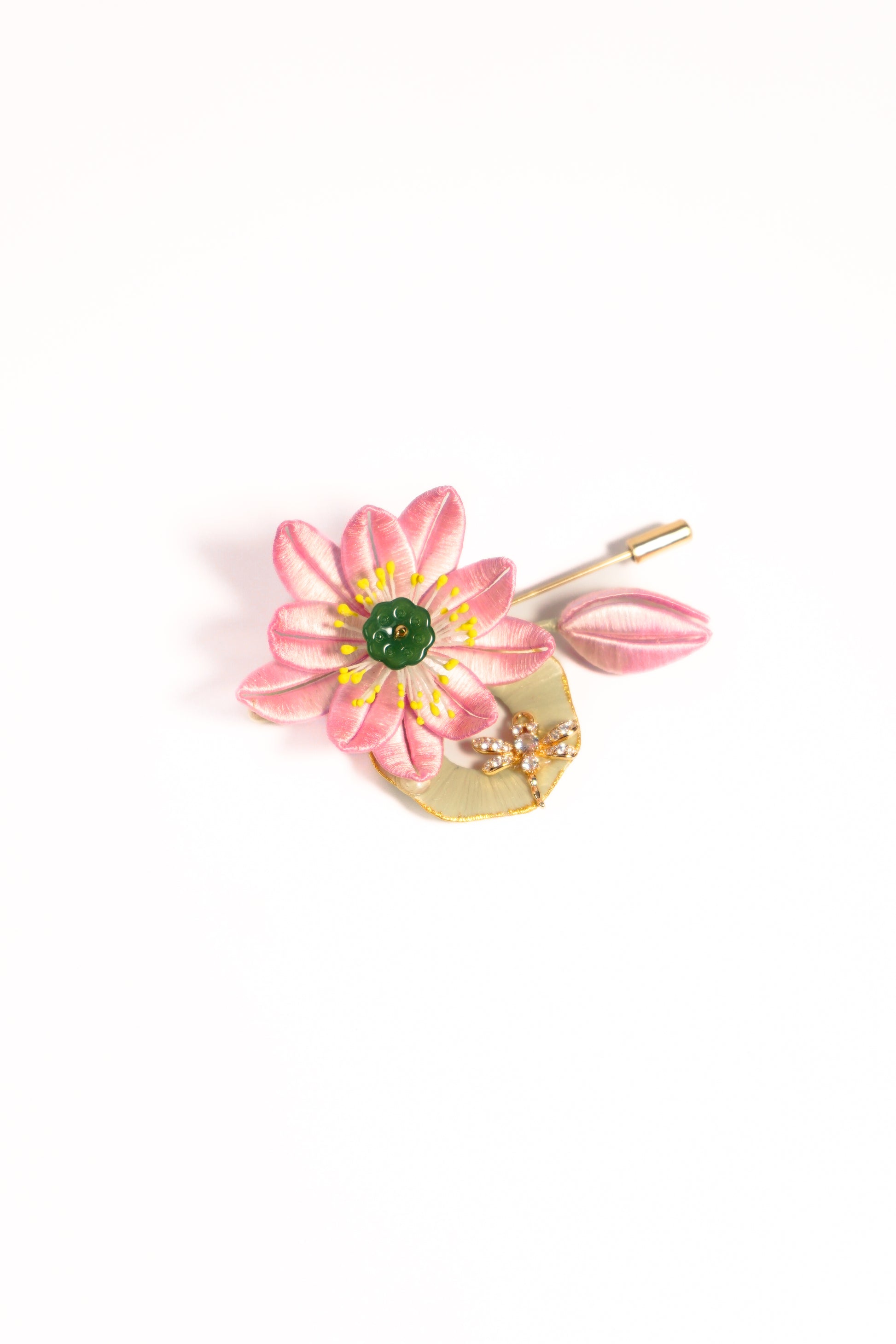 Blush Lotus Glow Brooch