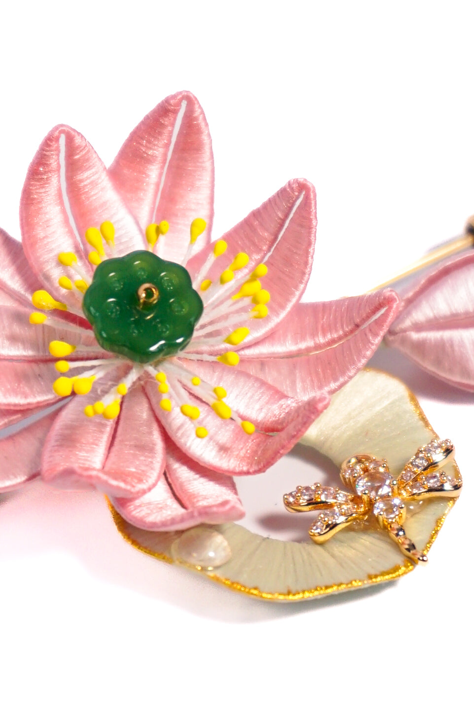 Blush Lotus Glow Brooch