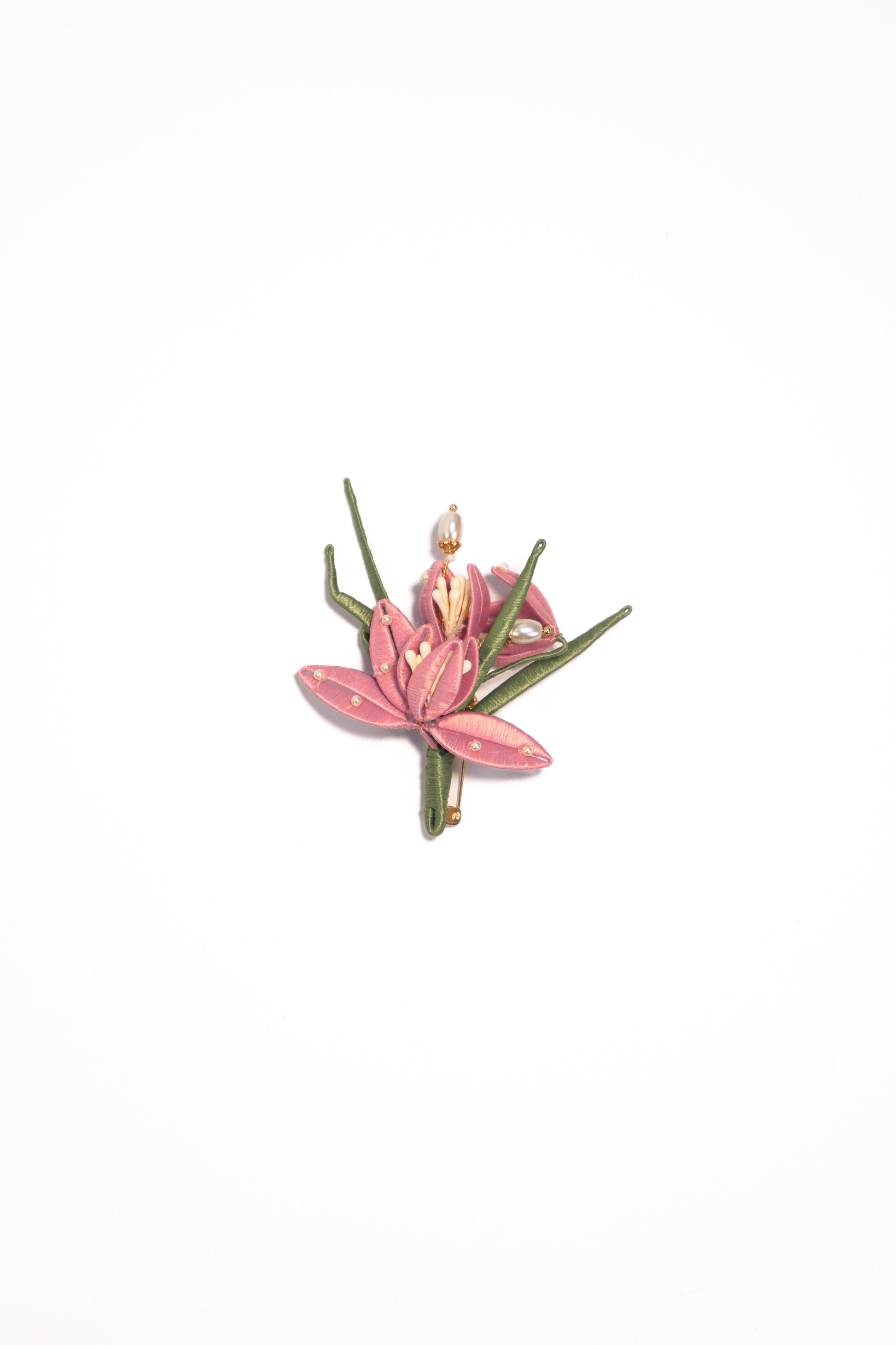 Blush Silk Bloom Brooch