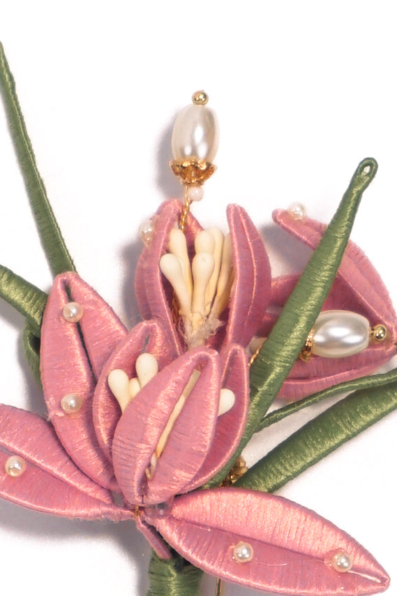 Blush Silk Bloom Brooch