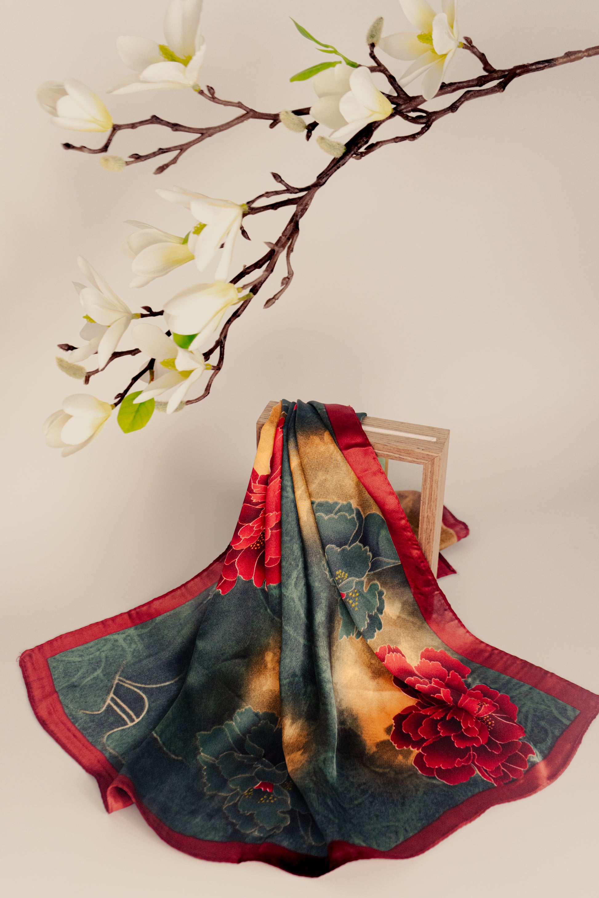 Royal Peony Glow Scarf