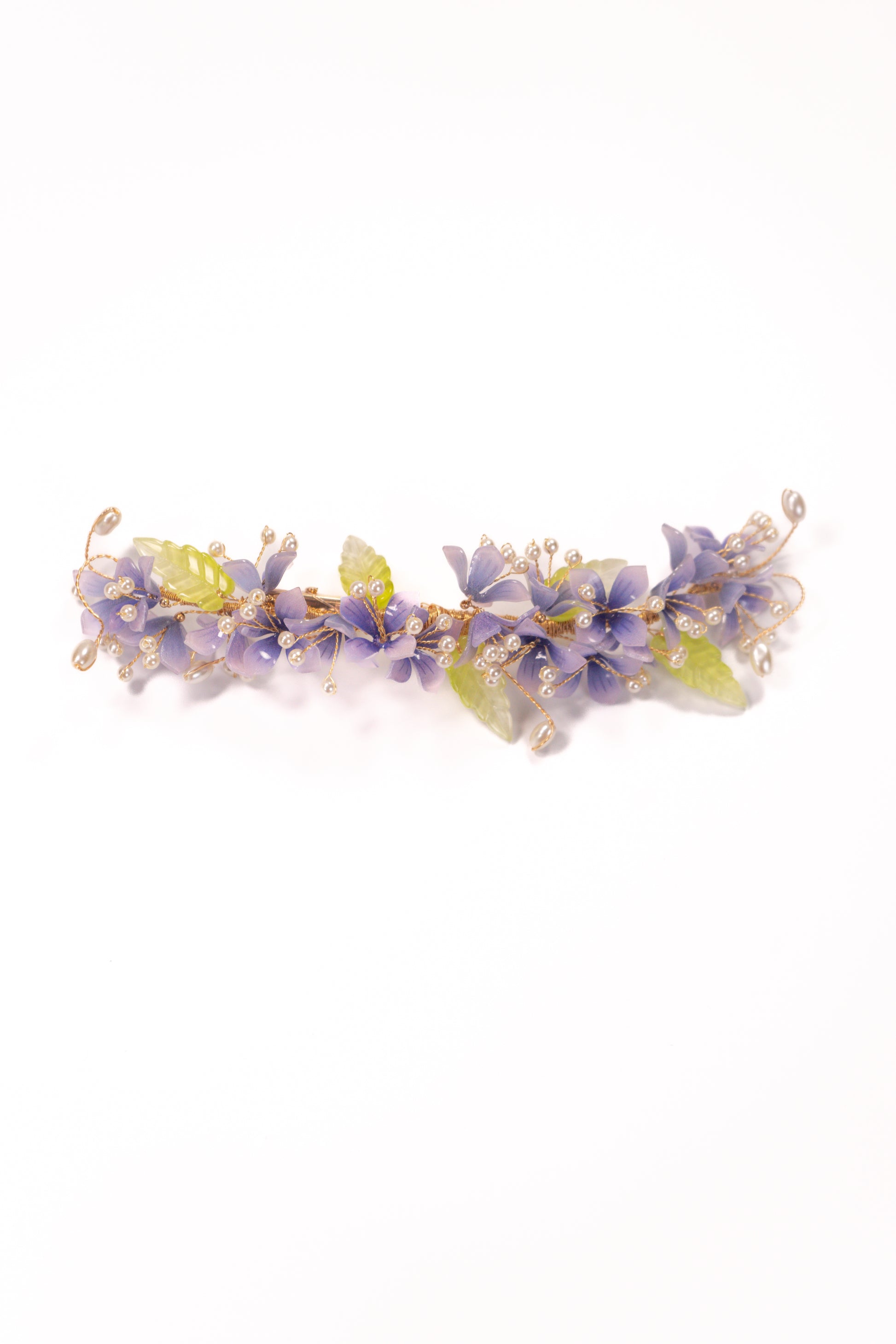Wisteria Pearl Cascade Clip